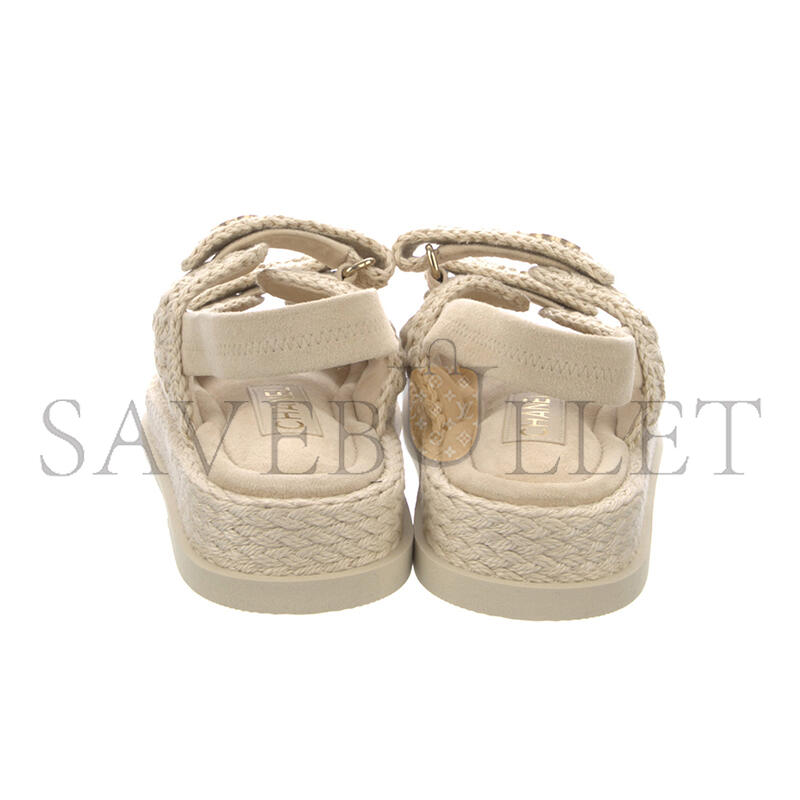 Ch**el interlocking cc logo espadrilles g46339